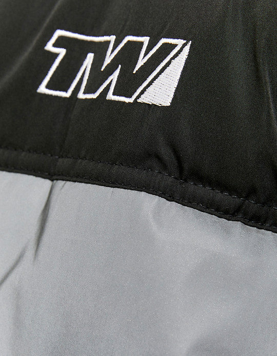 TALLY WEiJL, Graue reflektierende Pufferjacke for Women