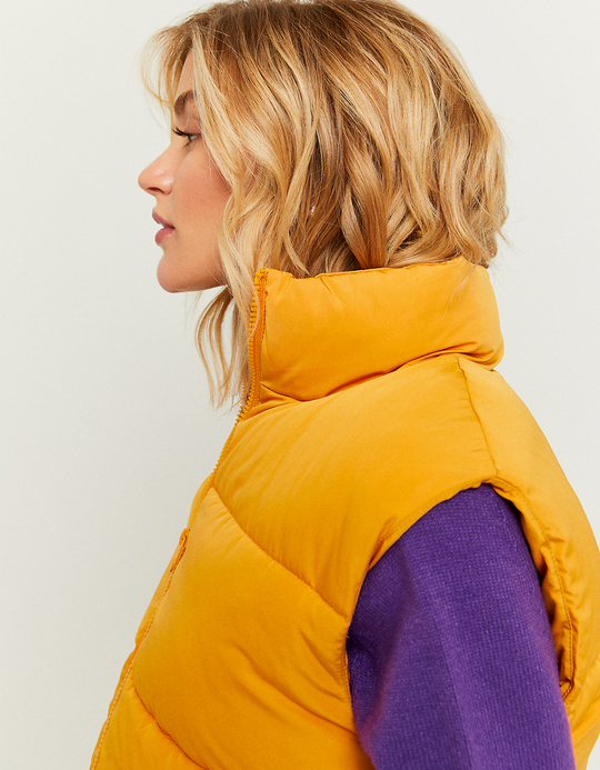 TALLY WEiJL, Gelbe ärmellose Steppjacke for Women