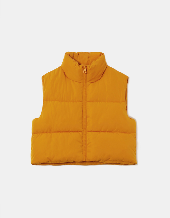 TALLY WEiJL, Gelbe ärmellose Steppjacke for Women