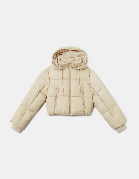 TALLY WEiJL, Beige Puffer Jacket for Women