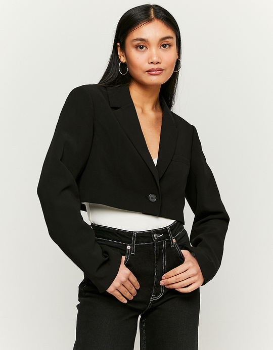 TALLY WEiJL, Black Cropped Blazer for Women