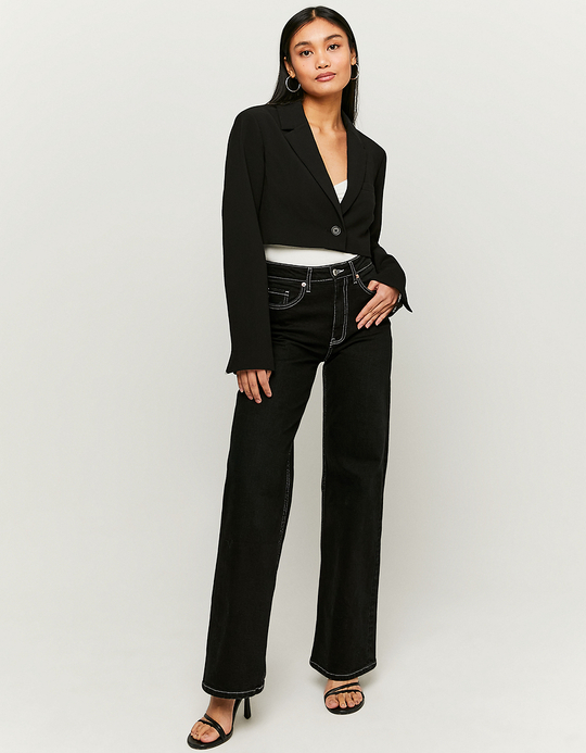TALLY WEiJL, Black Cropped Blazer for Women