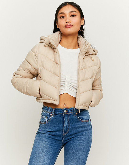 TALLY WEiJL, Doudoune Courte Beige for Women