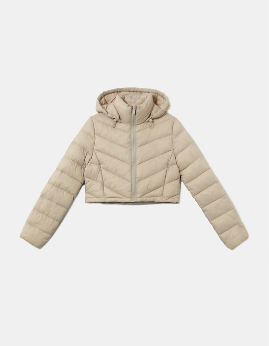 TALLY WEiJL, Doudoune Courte Beige for Women