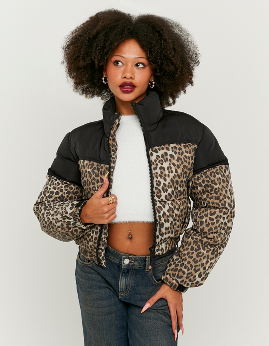 TALLY WEiJL, Pufferjacke mit Leo Print for Women
