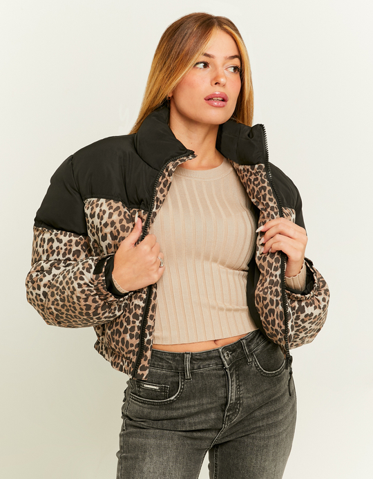 TALLY WEiJL, Pufferjacke mit Leo Print for Women