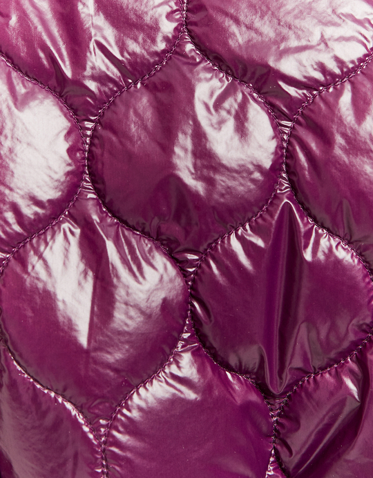 TALLY WEiJL, Doudoune Courte Violet Effet Vinyle for Women