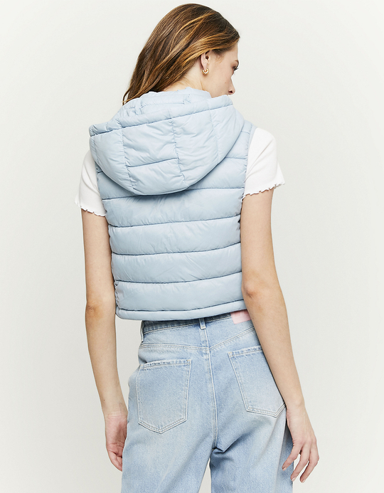 TALLY WEiJL, Blue Sleeveless Padded Jacket for Women