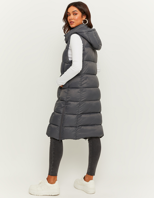 TALLY WEiJL, Grey Long Padded Jacket for Women