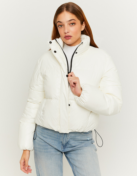 TALLY WEiJL, Doudoune blanche brillante for Women