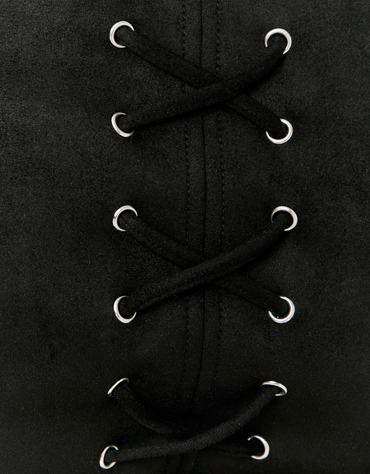 TALLY WEiJL, Black Suede Biker Jacket for Women