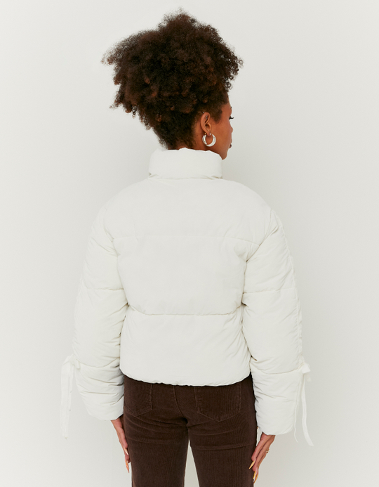 TALLY WEiJL, Padded Jacket with Velvet Details for Women