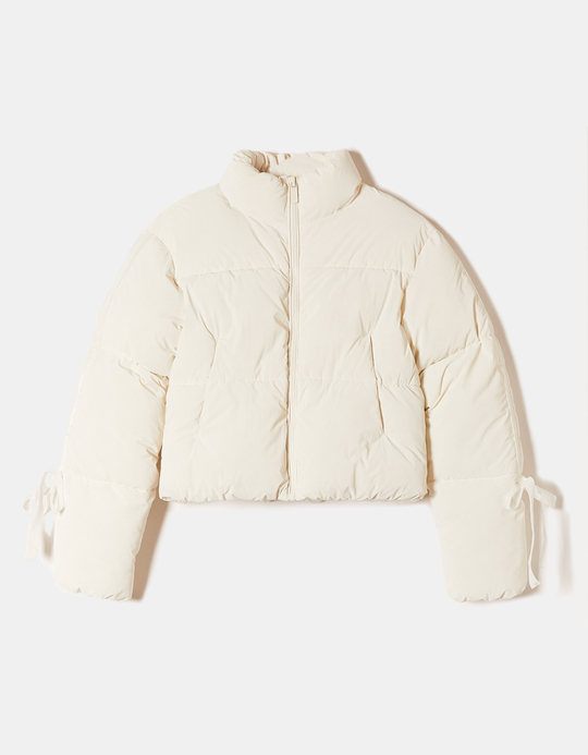 TALLY WEiJL, Padded Jacket with Velvet Details for Women