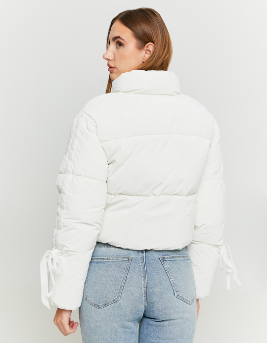 TALLY WEiJL, Padded Jacket with Velvet Details for Women