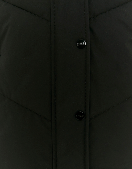 TALLY WEiJL, Schwarze Jacke mit Polster und Kunstfell for Women