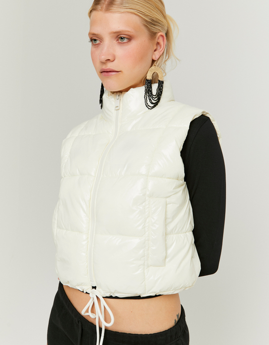 TALLY WEiJL, Beige Light Padded Vest for Women