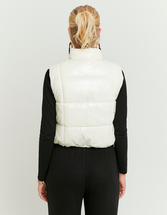 TALLY WEiJL, Beige Light Padded Vest for Women