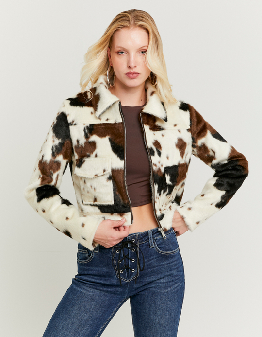 TALLY WEiJL, Jacke mit Kuhmuster for Women