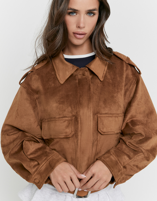 TALLY WEiJL, Veste Oversize Marron for Women