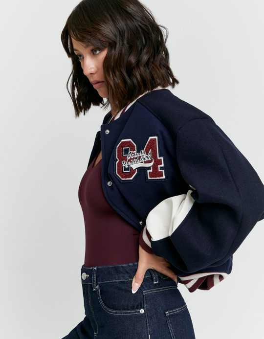 TALLY WEiJL, Veste Imprimée Bleue for Women