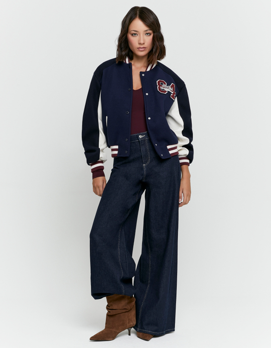 TALLY WEiJL, Veste Imprimée Bleue for Women