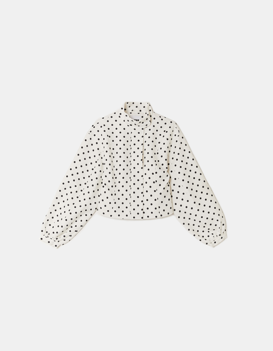 TALLY WEiJL, Weiße Jacke mit Punkten for Women