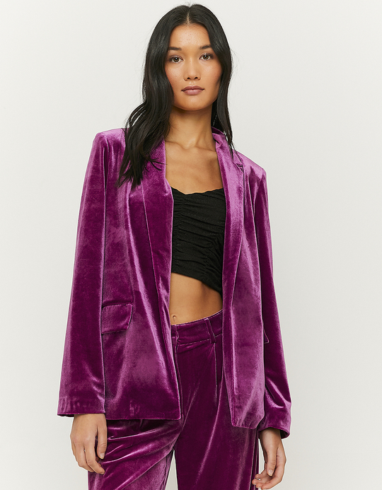 TALLY WEiJL, Pinker Blazer aus Samt for Women