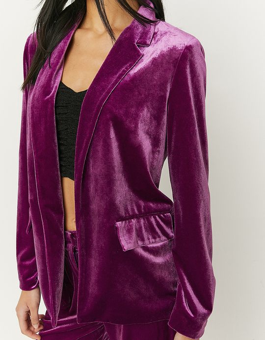 TALLY WEiJL, Blazer Velours Rose for Women