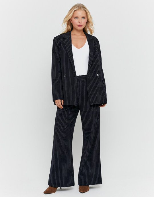 TALLY WEiJL, Blauer Gestreifter Blazer for Women