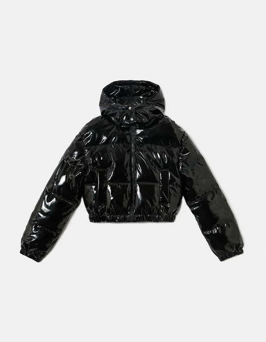 TALLY WEiJL, Doudoune Vinyl Noire for Women