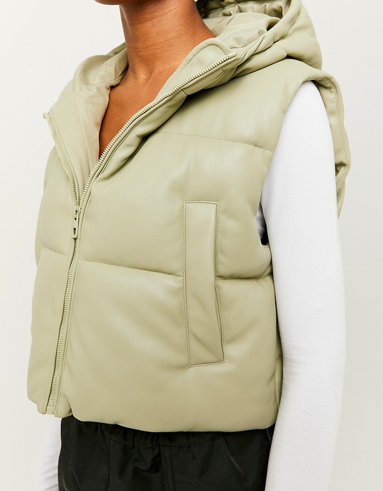 TALLY WEiJL, Doudoune sans Manches Beige for Women