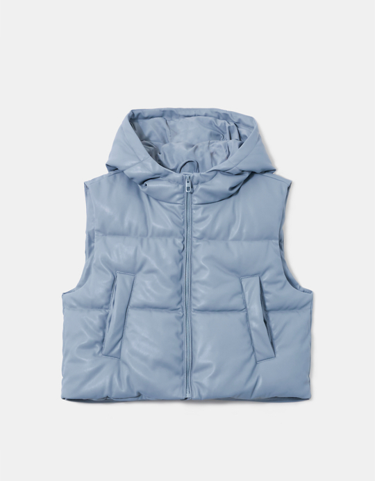TALLY WEiJL, Hooded Sleeveless Padded Jacket for Women