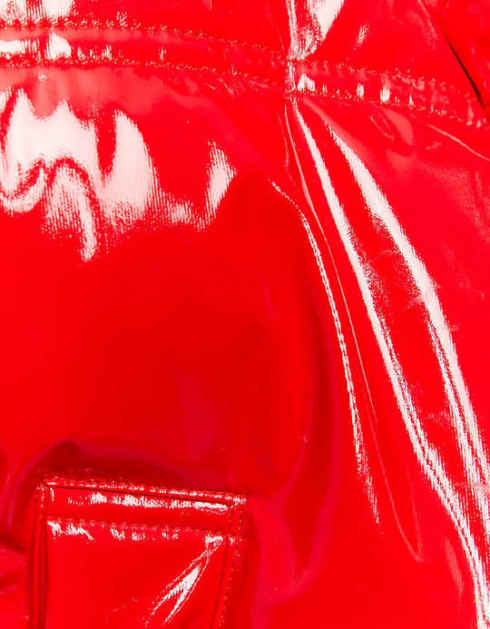 TALLY WEiJL, Doudoune rouge à effet vinyle brillant for Women