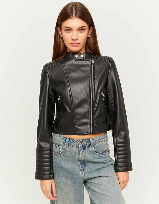 TALLY WEiJL, Chiodo In Similpelle Nero for Women