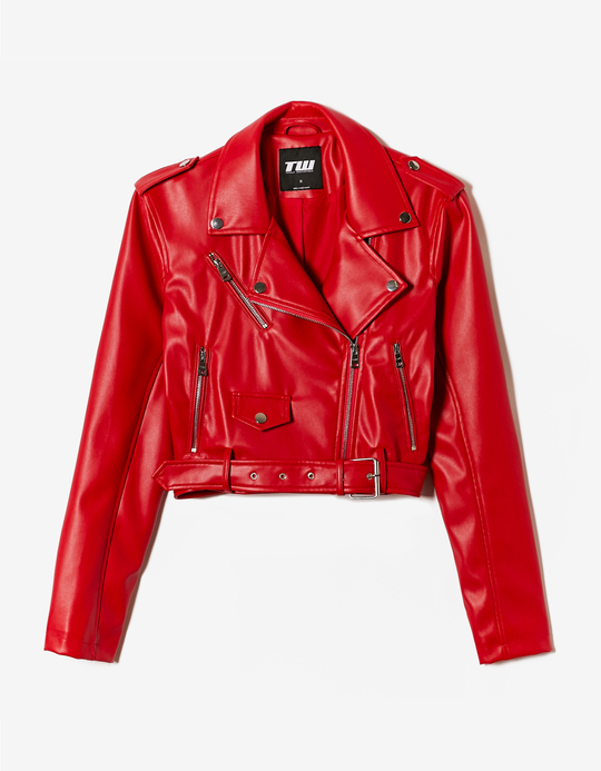 TALLY WEiJL, Rote Bikerjacke for Women