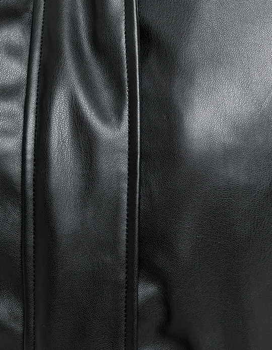 TALLY WEiJL, Veste Bomber Noire en Similicuir for Women