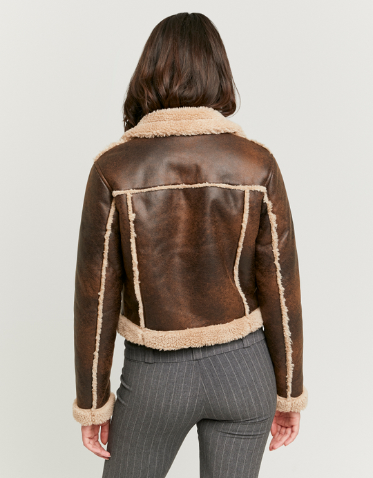 TALLY WEiJL, Braune Aviator-Jacke for Women