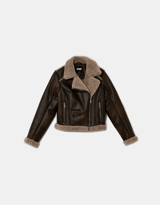 TALLY WEiJL, Braune Aviator-Jacke for Women