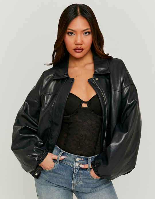 TALLY WEiJL, Oversized Black Jacket for Women