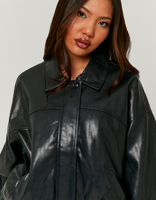 TALLY WEiJL, Oversized Black Jacket for Women