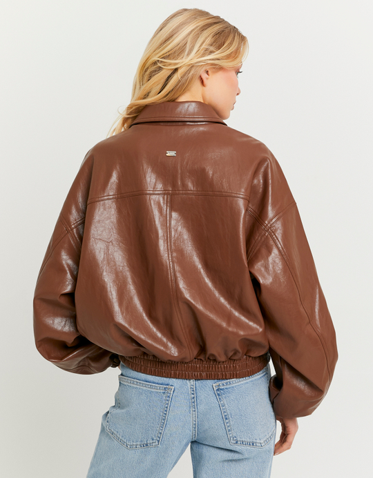 TALLY WEiJL, Oversized Brown Jacket for Women