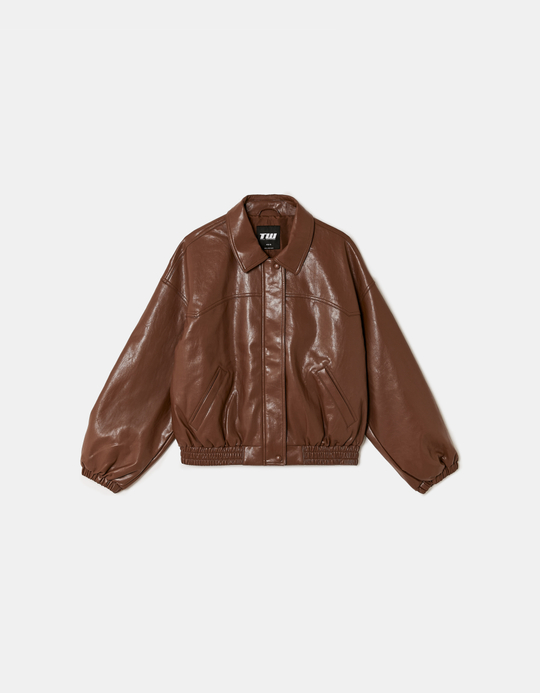 TALLY WEiJL, Oversized Brown Jacket for Women