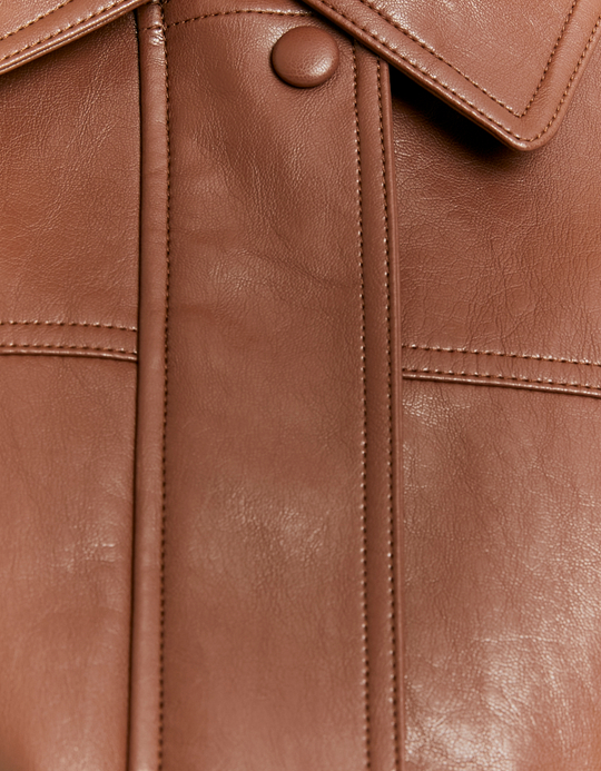 TALLY WEiJL, Oversized Brown Jacket for Women