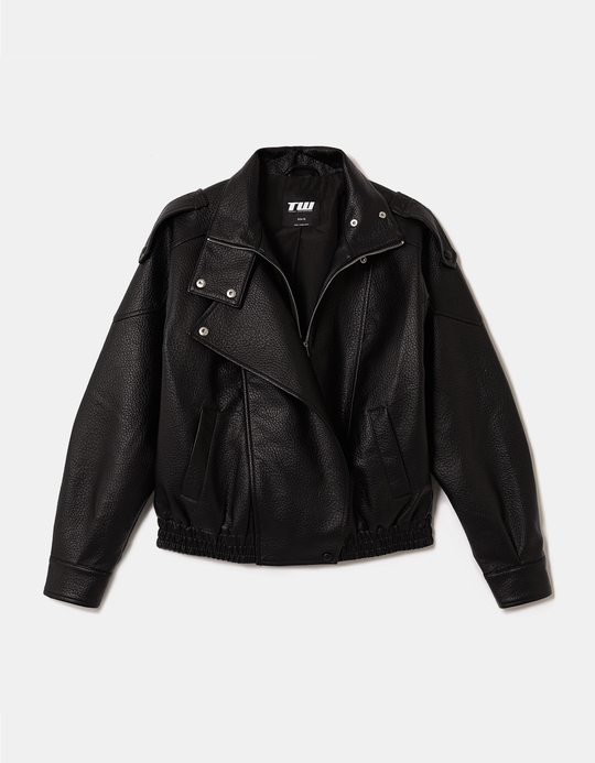 TALLY WEiJL, Bomber Oversize Noir for Women