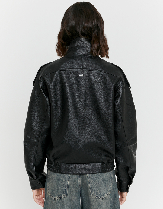 TALLY WEiJL, Bomber Oversize Nero for Women