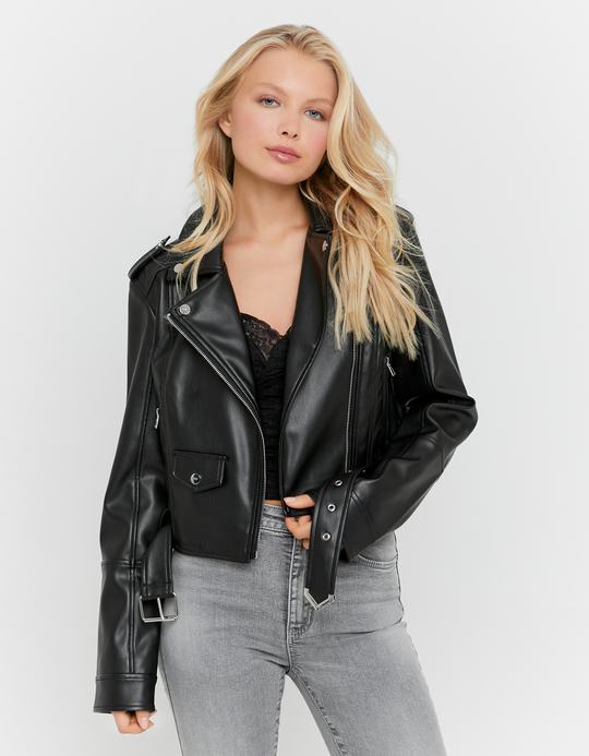 TALLY WEiJL, Black Biker Jacket for Women