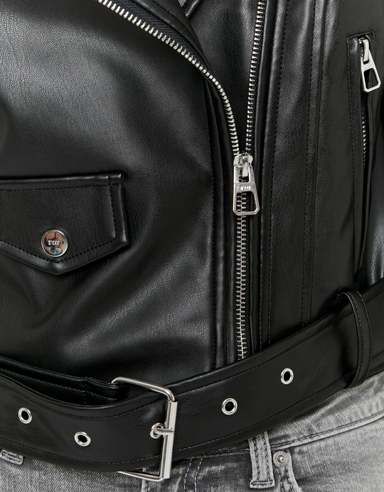 TALLY WEiJL, Black Biker Jacket for Women