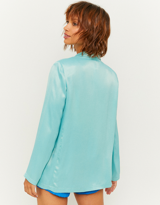 TALLY WEiJL, Blue Satin Blazer for Women