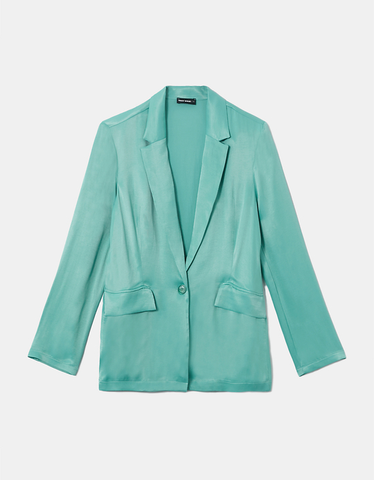TALLY WEiJL, Blauer Blazer aus Satin  for Women
