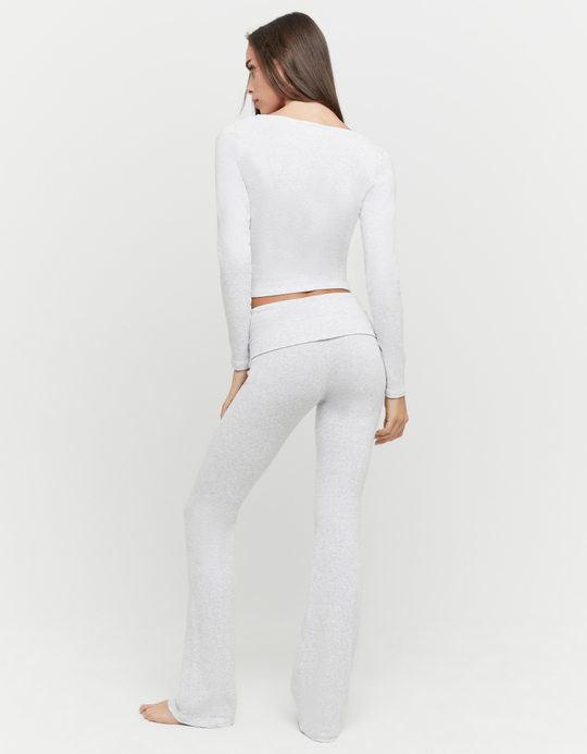 TALLY WEiJL, Legging Évasé Gris for Women
